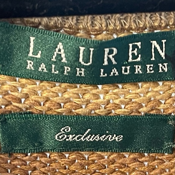 Lauren Ralph Lauren Southwestern Native American Blanket Weave, Silk Blend M/L - Picture 5 of 7